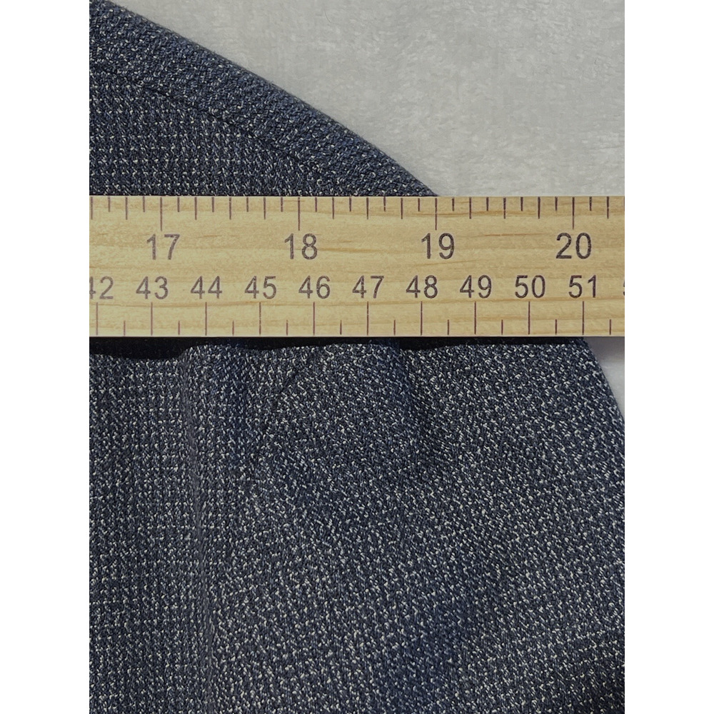Joseph Abboud 44R XXL Blue Cotton Casual Blazer Sport Jacket Unlined Weekender - Picture 12 of 15